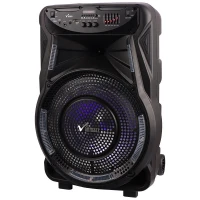 اسپیکر چمدانی بلوتوثی رم و فلش خور Vanmaax MAX-800 + میکروفون و ریموت کنترل