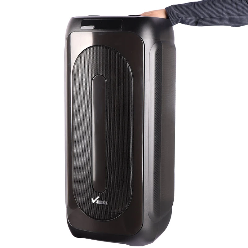 اسپیکر چمدانی بلوتوثی رم و فلش خور Vanmaax MAX-1025 + میکروفون و ریموت کنترل