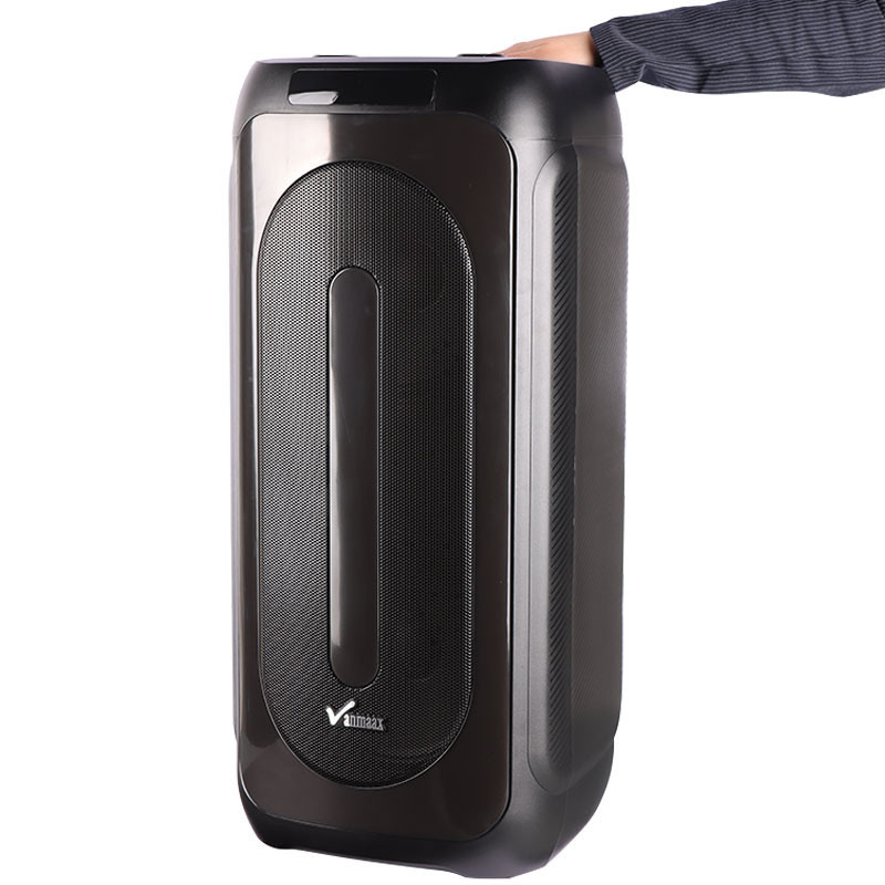 اسپیکر چمدانی بلوتوثی رم و فلش خور Vanmaax MAX-1025&nbsp;+ میکروفون و ریموت کنترل
