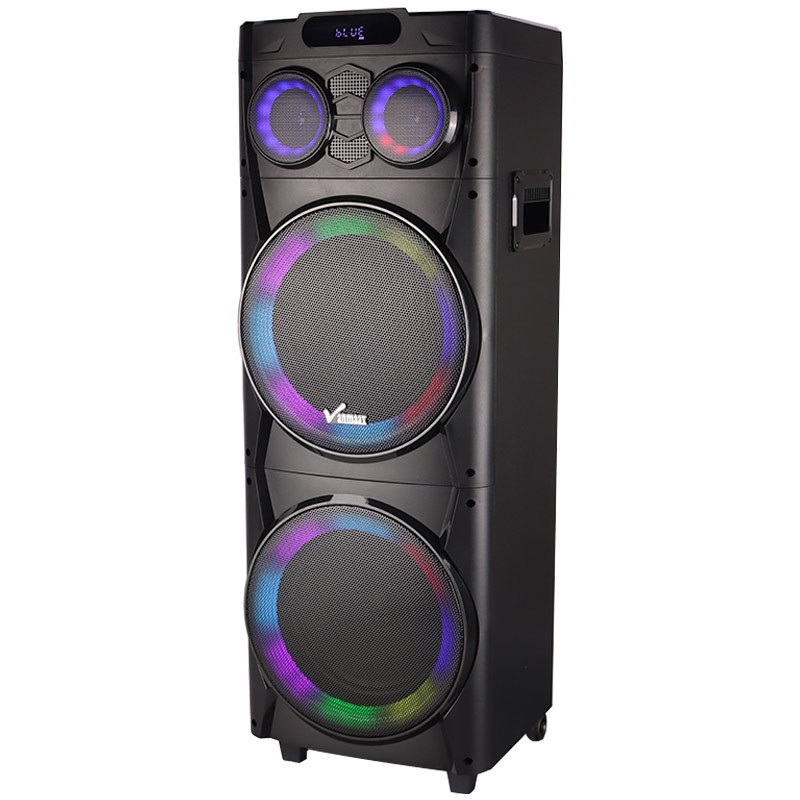 اسپیکر چمدانی بلوتوثی رم و فلش خور Vanmaax MAX-1045&nbsp;+ میکروفون و ریموت کنترل