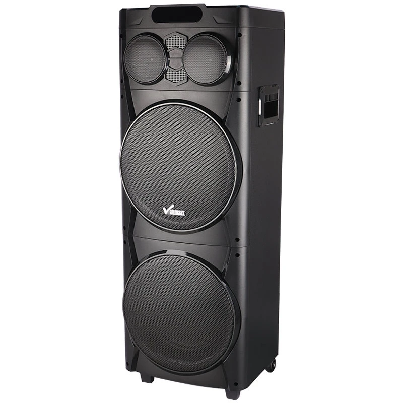 اسپیکر چمدانی بلوتوثی رم و فلش خور Vanmaax MAX-1045 + میکروفون و ریموت کنترل