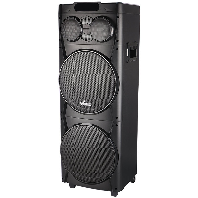 اسپیکر چمدانی بلوتوثی رم و فلش خور Vanmaax MAX-1045&nbsp;+ میکروفون و ریموت کنترل