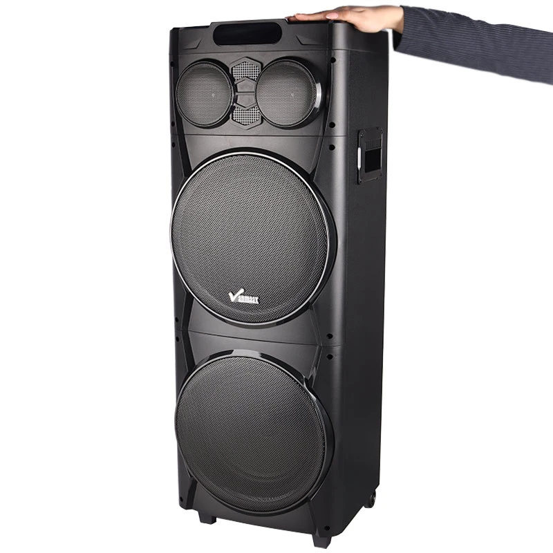 اسپیکر چمدانی بلوتوثی رم و فلش خور Vanmaax MAX-1045 + میکروفون و ریموت کنترل