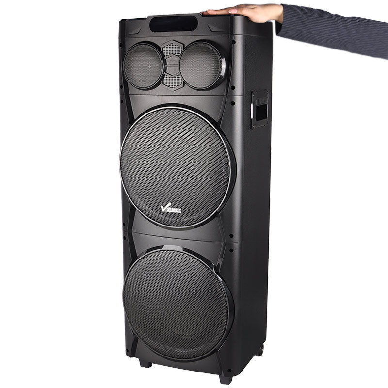 اسپیکر چمدانی بلوتوثی رم و فلش خور Vanmaax MAX-1045&nbsp;+ میکروفون و ریموت کنترل