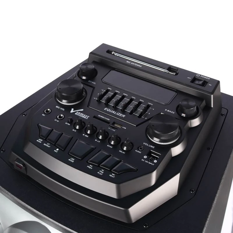 اسپیکر چمدانی بلوتوثی رم و فلش خور Vanmaax MAX-1260