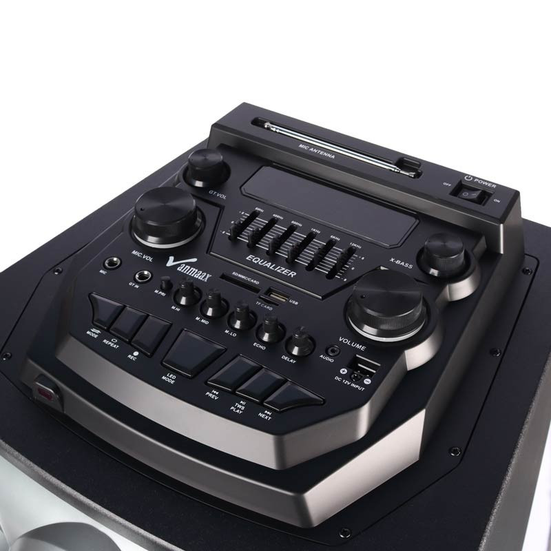 اسپیکر چمدانی بلوتوثی رم و فلش خور Vanmaax MAX-1260