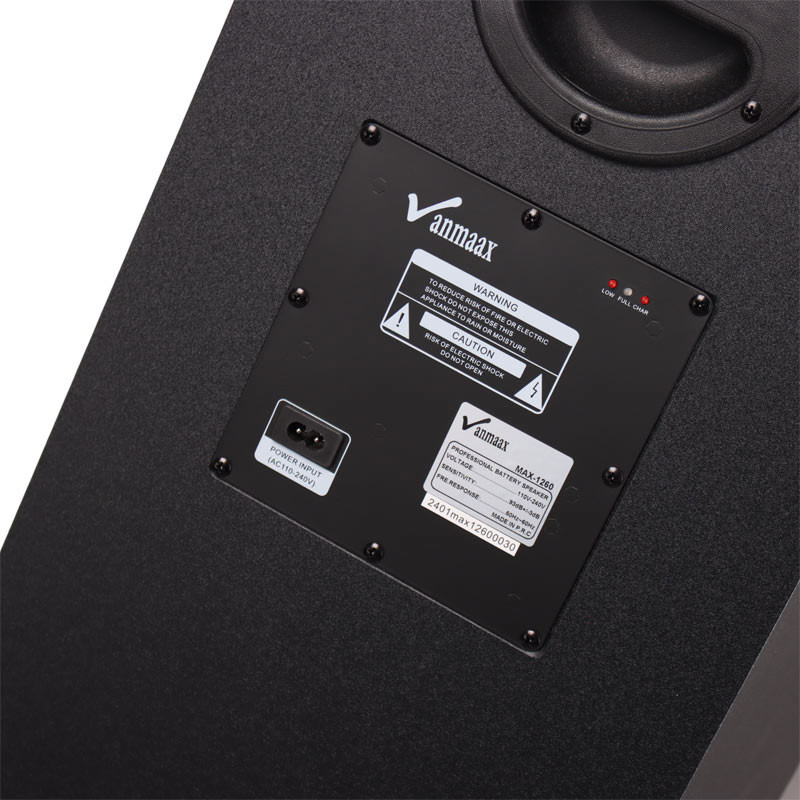 اسپیکر چمدانی بلوتوثی رم و فلش خور Vanmaax MAX-1260