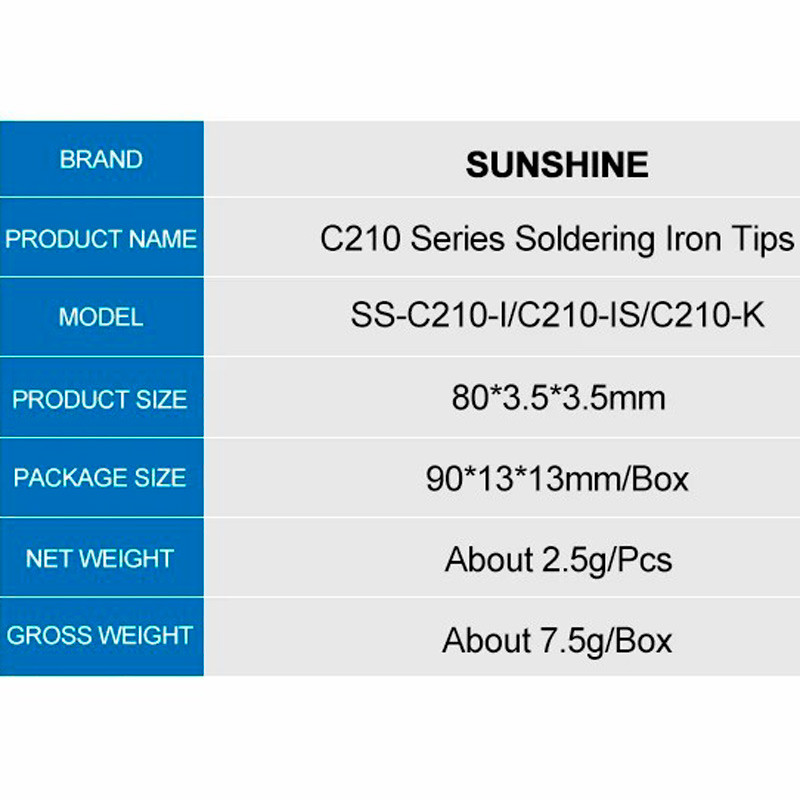 نوک هویه سانشاین Sunshine SS-C210-I