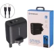 شارژر دیواری 45 وات پاورولوجی PWCUQC004-C QC3.0 PD 3A + کابل تبدیل تایپ سی