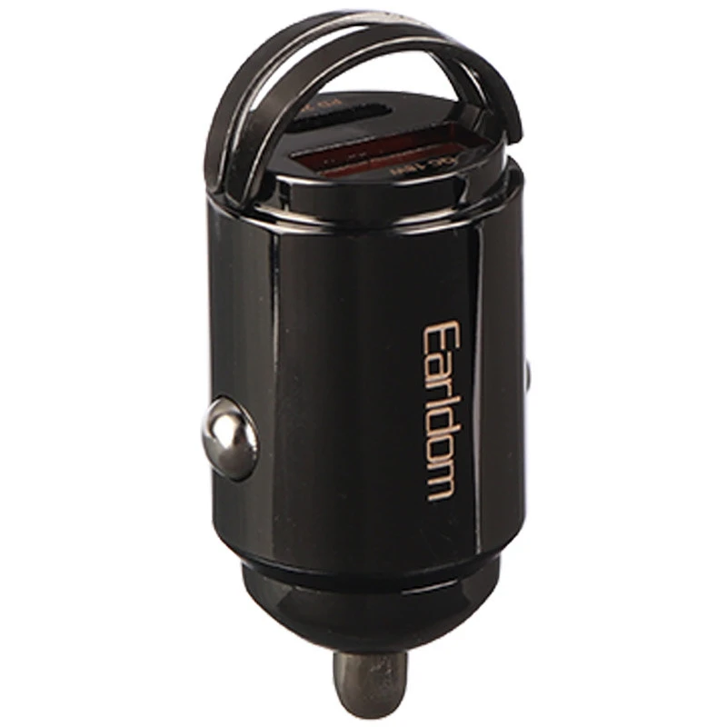شارژر فندکی فست شارژ Earldom ES-CC3 QC3.0 PD 3A 20W + کابل تبدیل تایپ سی