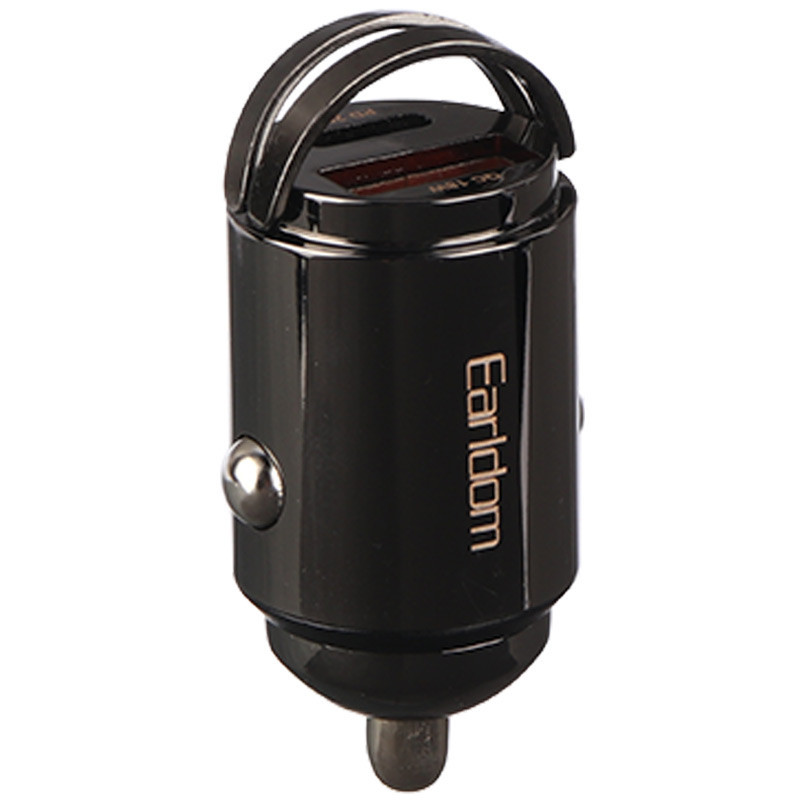 شارژر فندکی فست شارژ Earldom ES-CC3 QC3.0 PD 3A 20W + کابل تبدیل تایپ سی