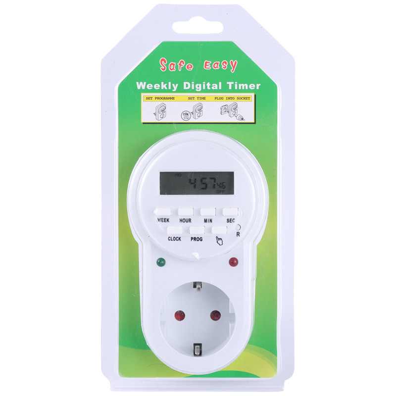 پریز تایمر دار دیجیتال هفتگی Safe Easy ETG-63A