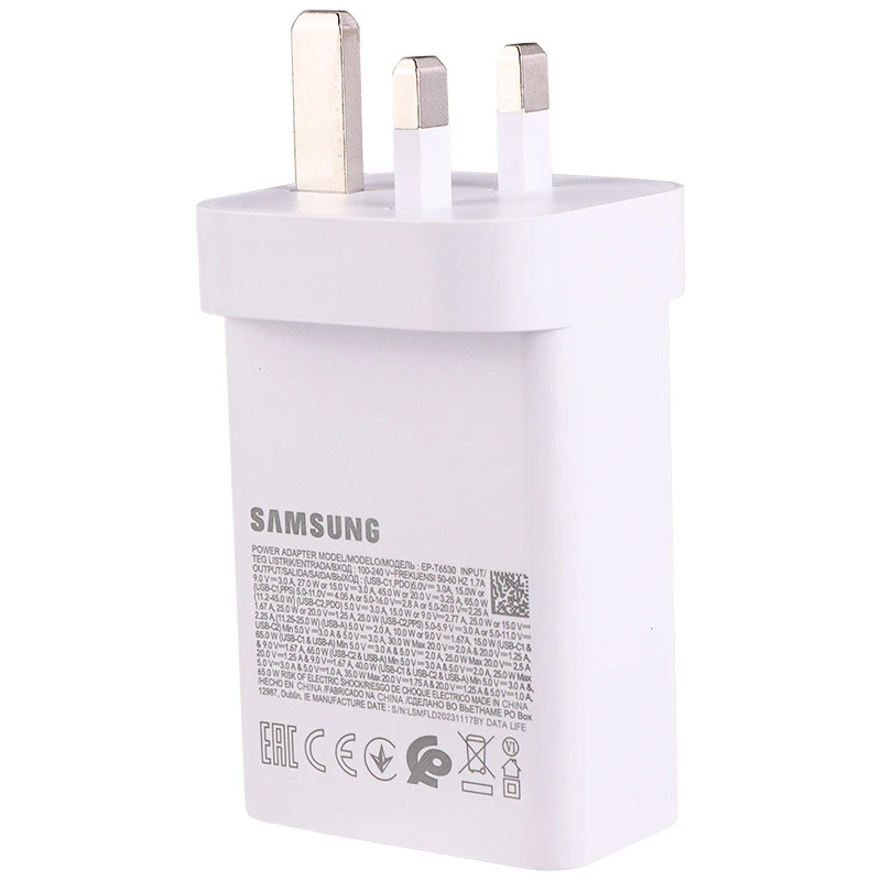 کلگی فست شارژ Samsung EP-T6530 3Port 3.25A PD 65W