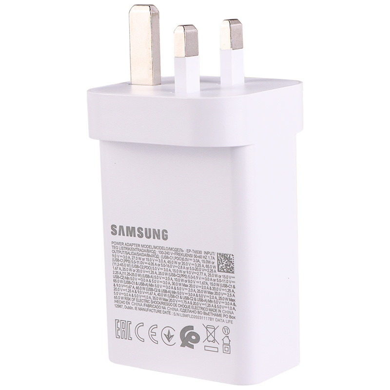 کلگی فست شارژ Samsung EP-T6530 3Port 3.25A PD 65W