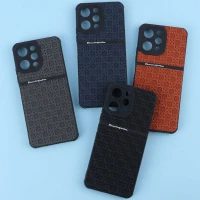 قاب ژله ای شیائومی Redmi 12 طرح حصیری محافظ لنزدار Pro Camera