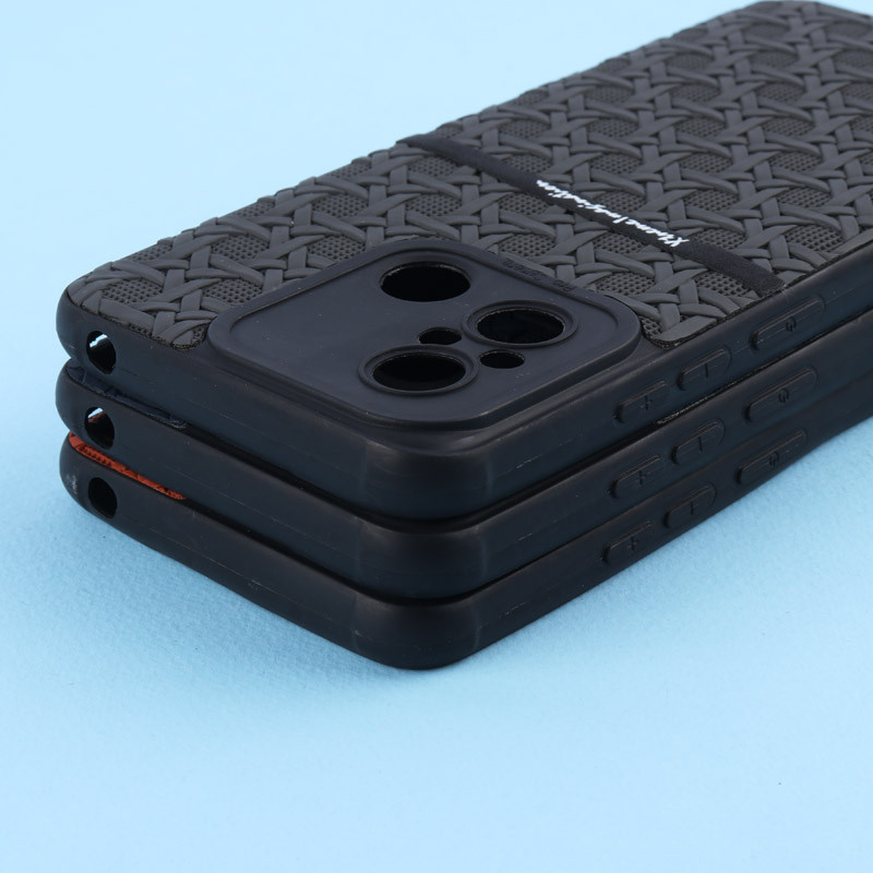 قاب ژله ای شیائومی Redmi 12C طرح حصیری محافظ لنزدار Pro Camera