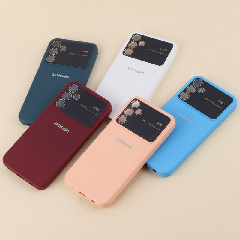 قاب سیلیکونی Lens Aperture محافظ لنزدار Samsung Galaxy A15