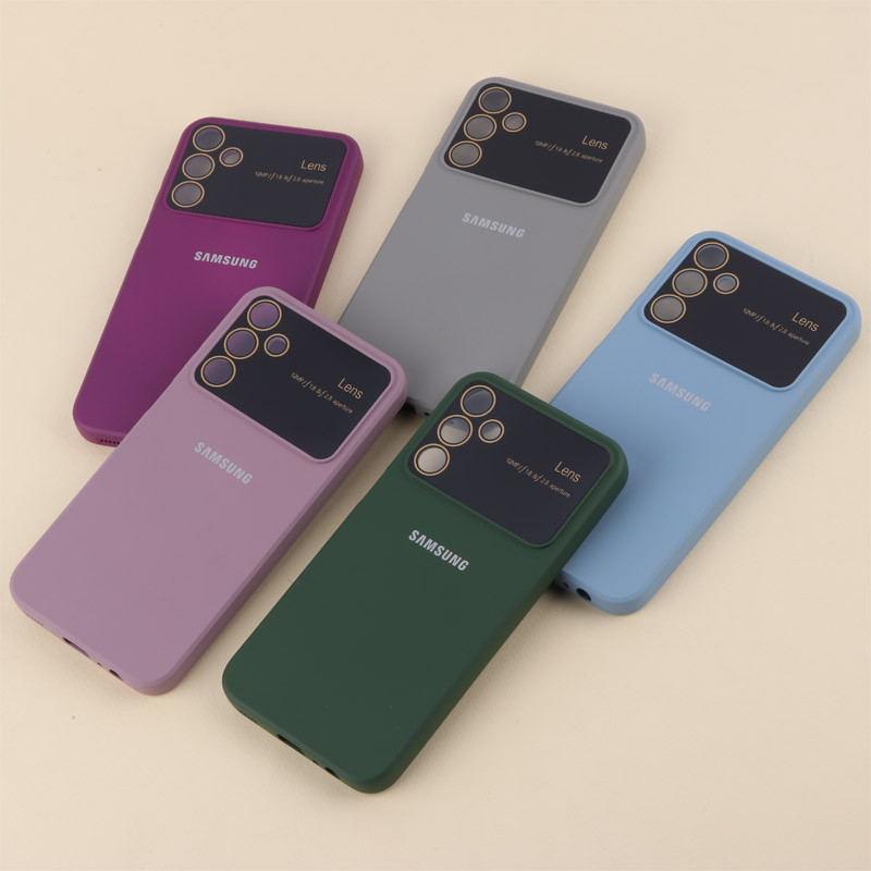 قاب سیلیکونی Lens Aperture محافظ لنزدار Samsung Galaxy A15