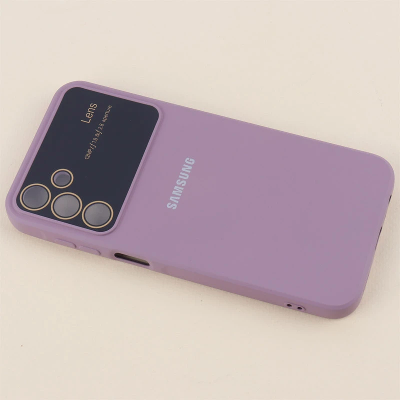 قاب سیلیکونی Lens Aperture محافظ لنزدار Samsung Galaxy A15