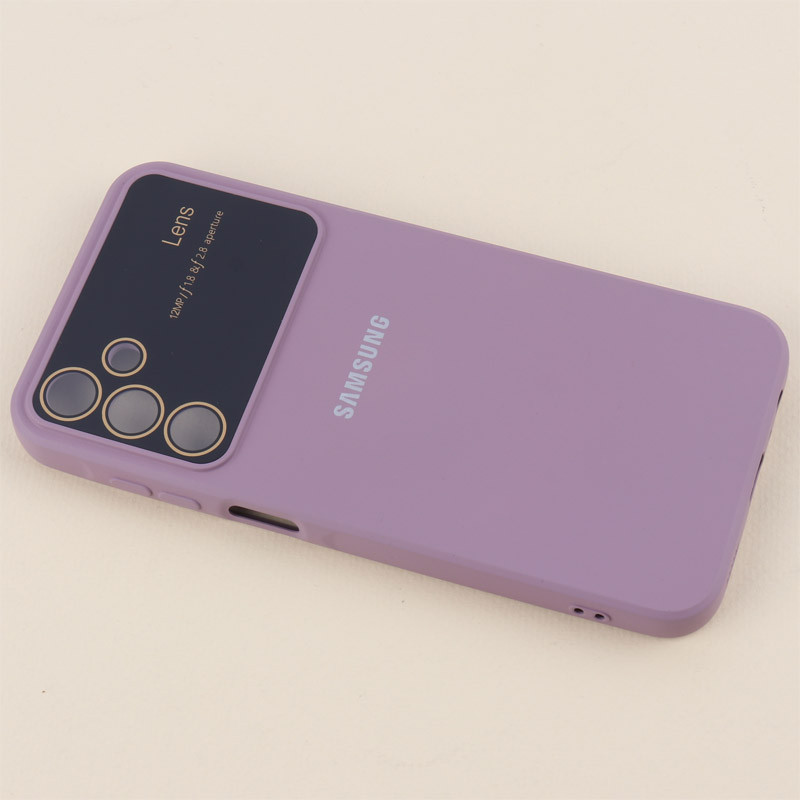 قاب سیلیکونی Lens Aperture محافظ لنزدار Samsung Galaxy A15