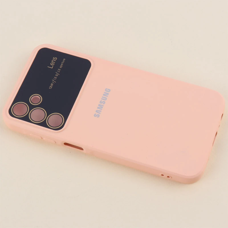 قاب سیلیکونی Lens Aperture محافظ لنزدار Samsung Galaxy A15