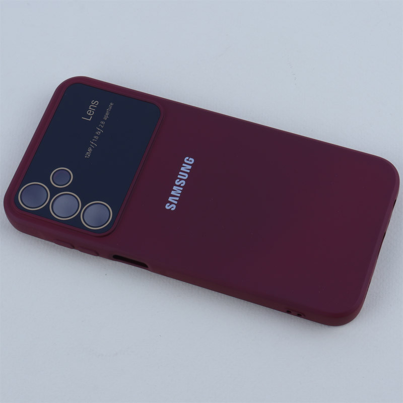 قاب سیلیکونی Lens Aperture محافظ لنزدار Samsung Galaxy A15