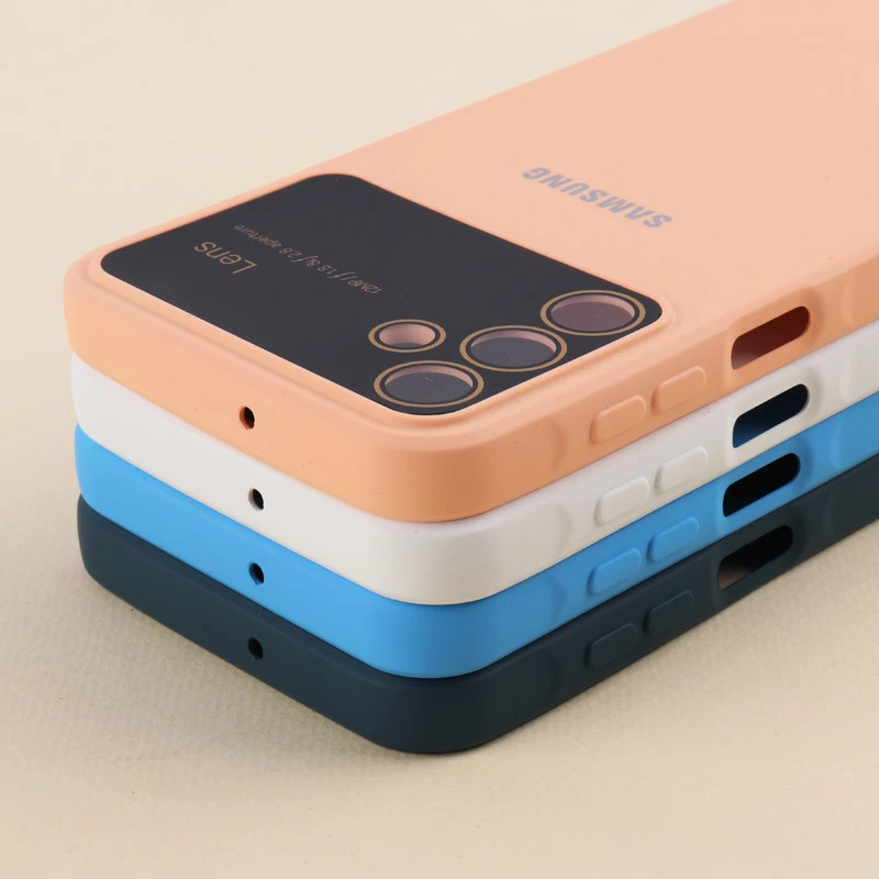قاب سیلیکونی Lens Aperture محافظ لنزدار Samsung Galaxy A15