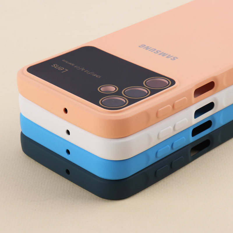 قاب سیلیکونی Lens Aperture محافظ لنزدار Samsung Galaxy A15