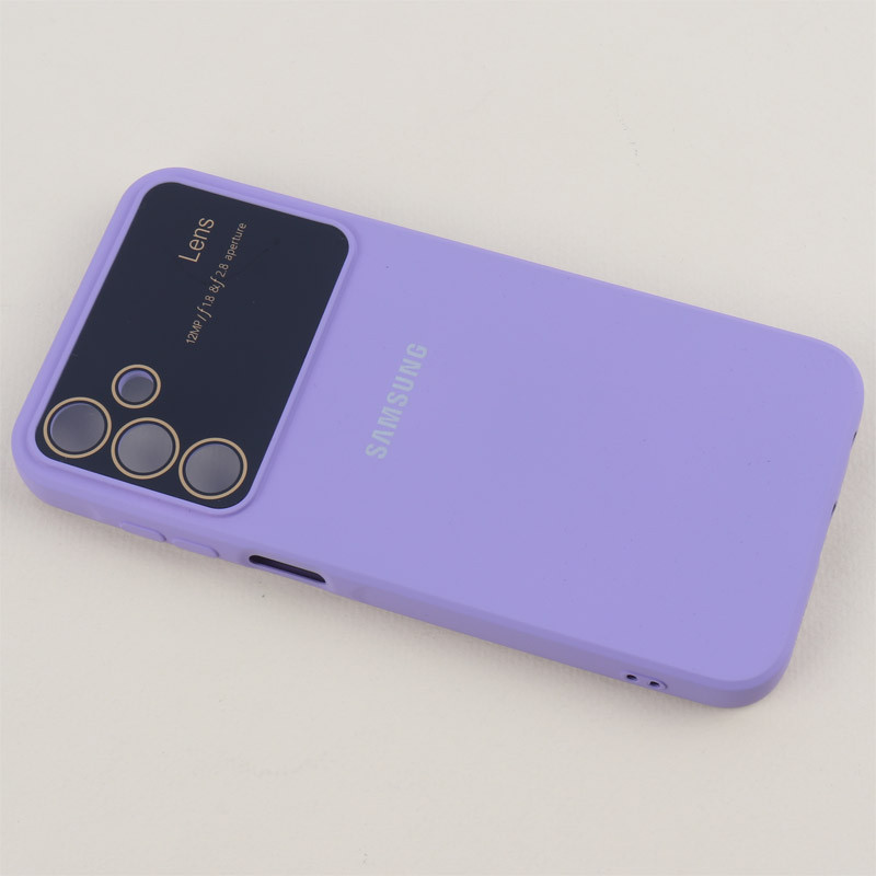 قاب سیلیکونی Lens Aperture محافظ لنزدار Samsung Galaxy A15
