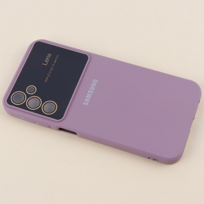 قاب سیلیکونی Lens Aperture محافظ لنزدار Samsung Galaxy A24 4G