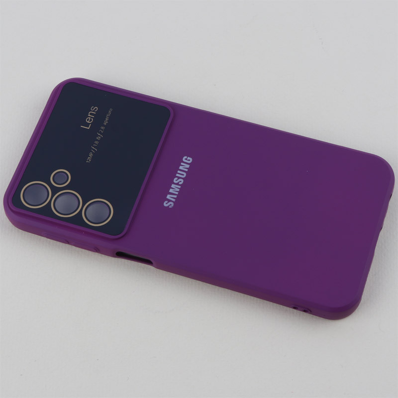 قاب سیلیکونی Lens Aperture محافظ لنزدار Samsung Galaxy A24 4G