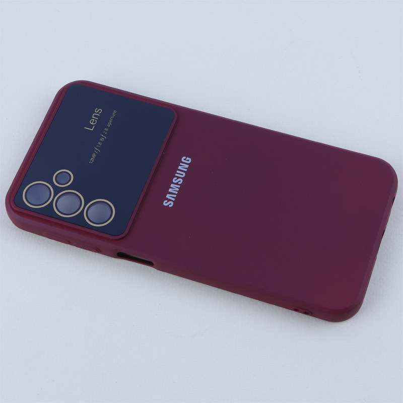 قاب سیلیکونی Lens Aperture محافظ لنزدار Samsung Galaxy A24 4G