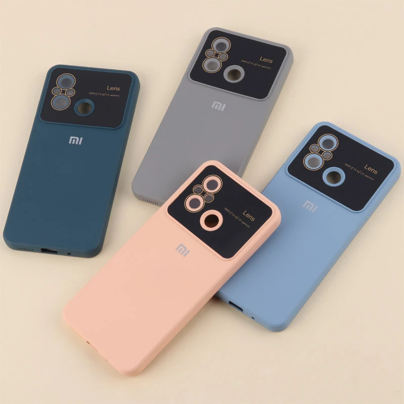 قاب سیلیکونی Lens Aperture محافظ لنزدار Xiaomi Redmi 12C