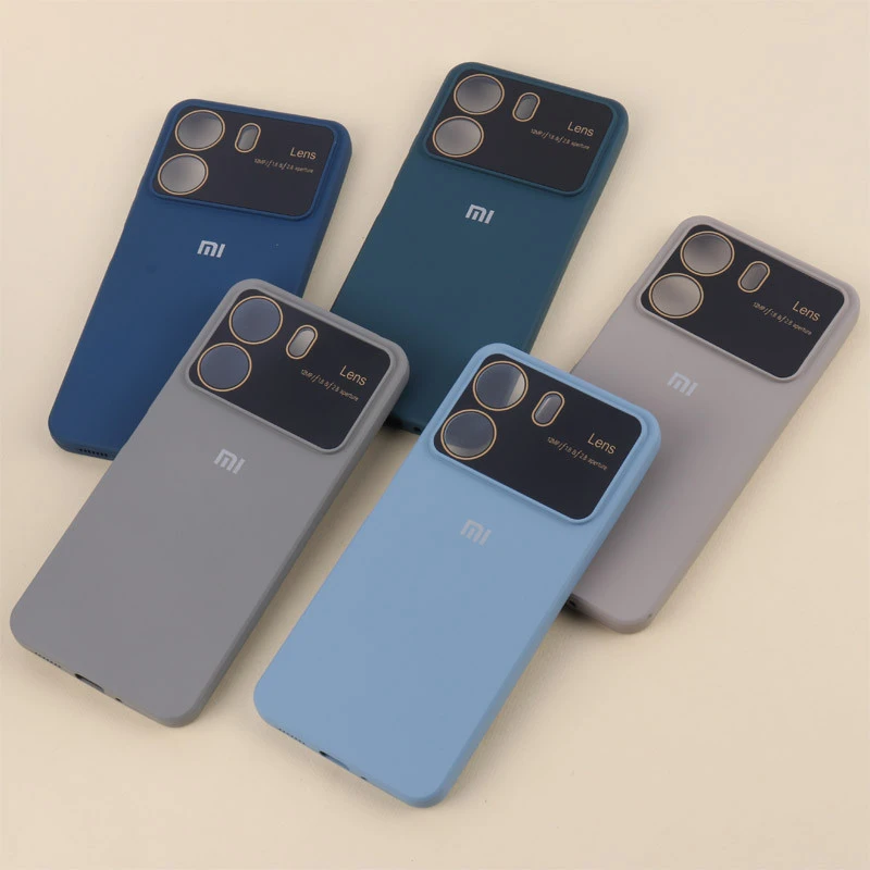 قاب سیلیکونی Lens Aperture محافظ لنزدار Xiaomi Redmi 13C / Poco C65