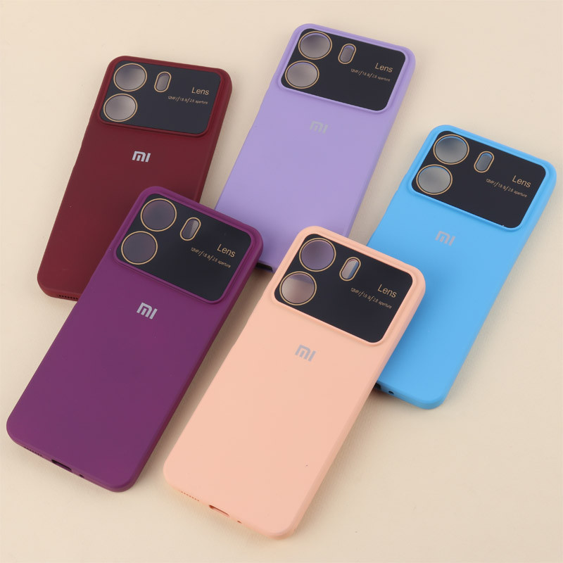قاب سیلیکونی Lens Aperture محافظ لنزدار Xiaomi Redmi 13C / Poco C65