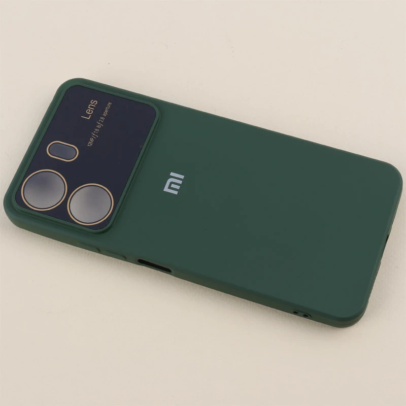 قاب سیلیکونی Lens Aperture محافظ لنزدار Xiaomi Redmi 13C / Poco C65