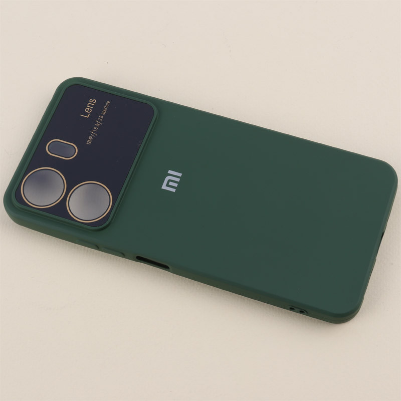 قاب سیلیکونی Lens Aperture محافظ لنزدار Xiaomi Redmi 13C / Poco C65