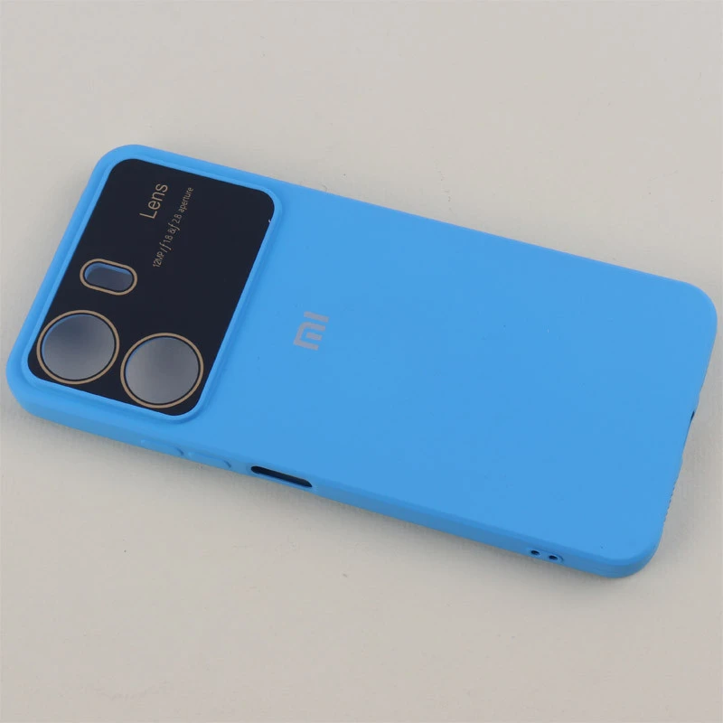 قاب سیلیکونی Lens Aperture محافظ لنزدار Xiaomi Redmi 13C / Poco C65