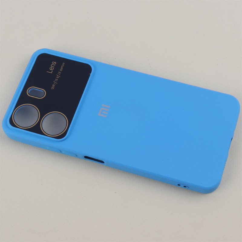 قاب سیلیکونی Lens Aperture محافظ لنزدار Xiaomi Redmi 13C / Poco C65