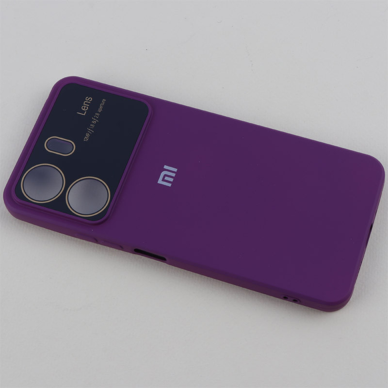 قاب سیلیکونی Lens Aperture محافظ لنزدار Xiaomi Redmi 13C / Poco C65