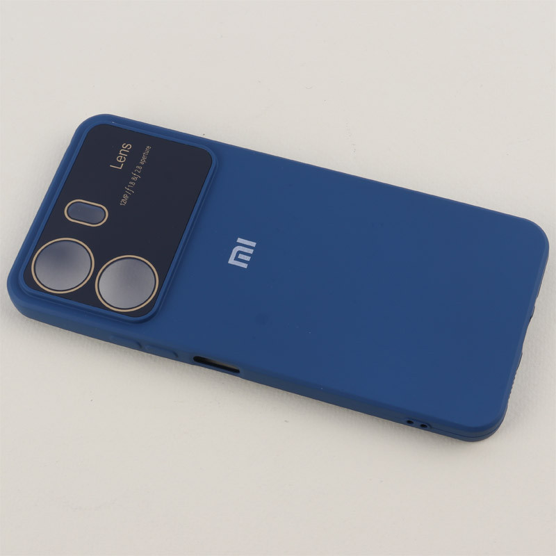 قاب سیلیکونی Lens Aperture محافظ لنزدار Xiaomi Redmi 13C / Poco C65