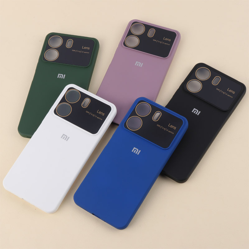 قاب سیلیکونی Lens Aperture محافظ لنزدار Xiaomi Redmi 13C / Poco C65