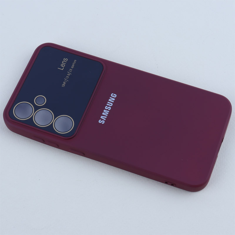 قاب سیلیکونی Lens Aperture محافظ لنزدار Samsung Galaxy S23 FE 5G