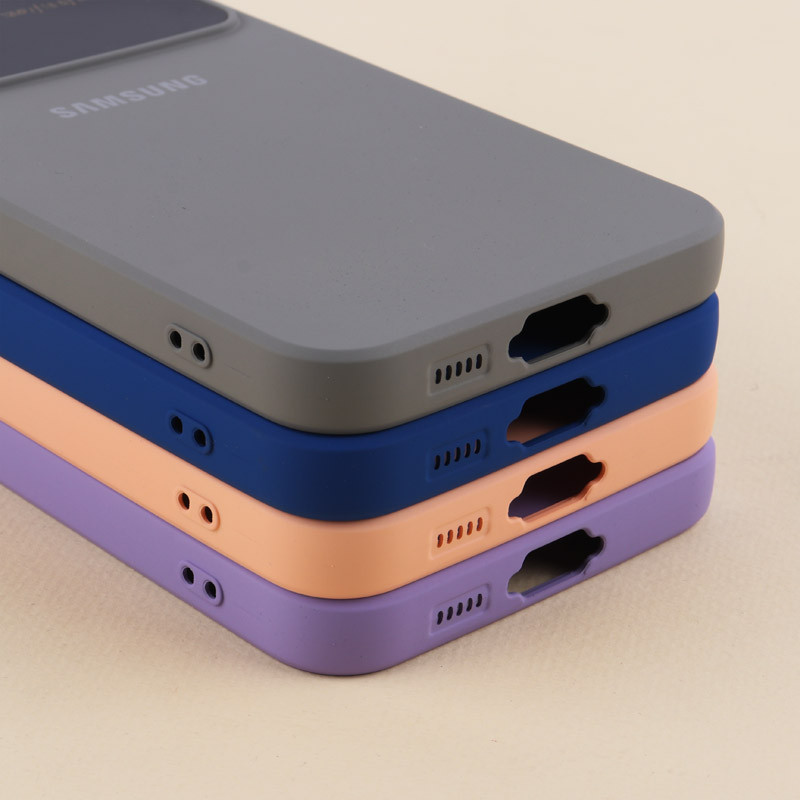قاب سیلیکونی Lens Aperture محافظ لنزدار Samsung Galaxy S23 FE 5G
