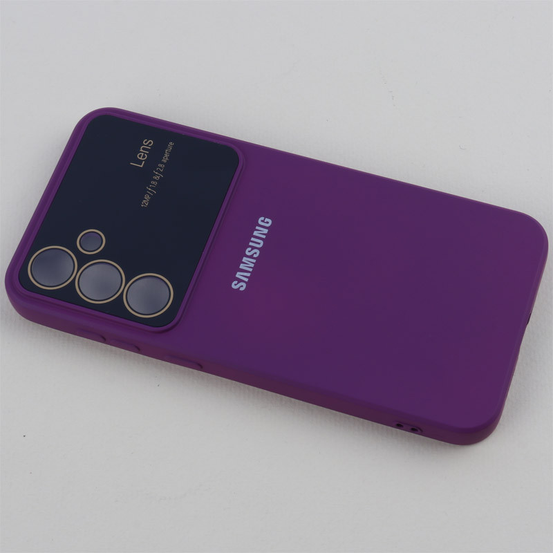 قاب سیلیکونی Lens Aperture محافظ لنزدار Samsung Galaxy S23 FE 5G