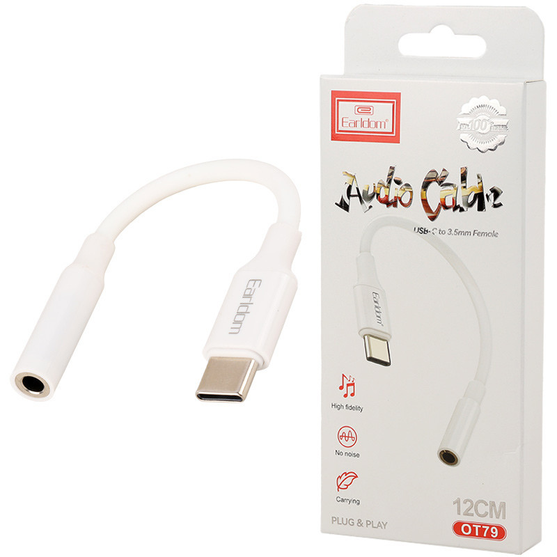 تبدیل Earldom ET-OT79 Type-C To AUX 12cm