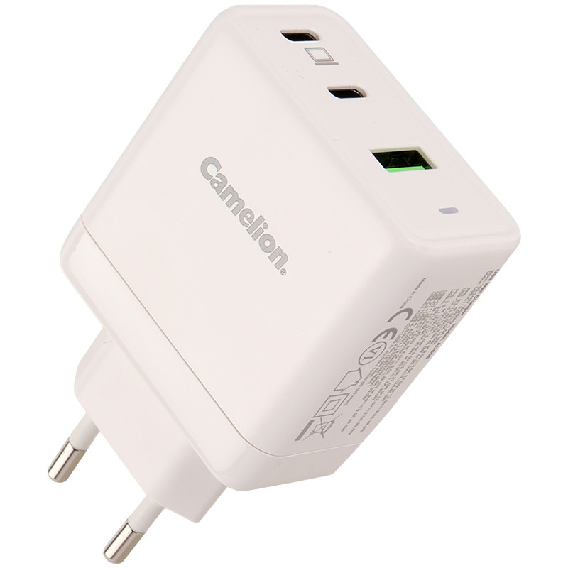 کلگی فست شارژ Camelion AD606 GaN 3Port 5A QC3.0 PD3.0 65W
