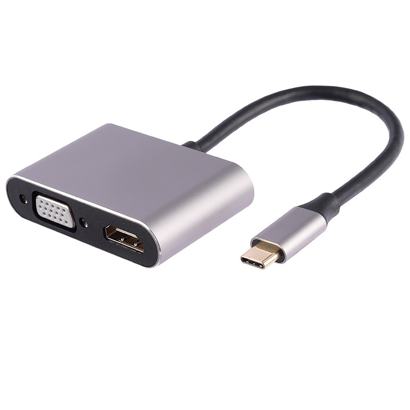 تبدیل Coteci 83013 Type-C To HDMI/VGA/Type-C/USB