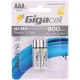باتری دوتایی نیم قلمی شارژی Gigacell AAA 900mAh