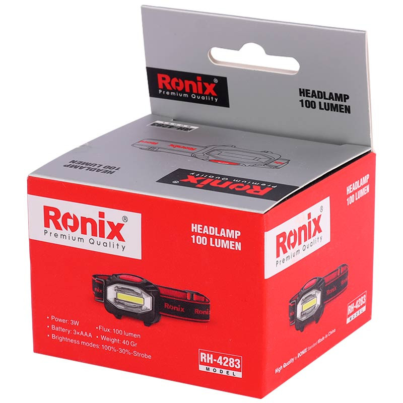 چراغ قوه پیشانی هدلایت شارژی Ronix RH-4283